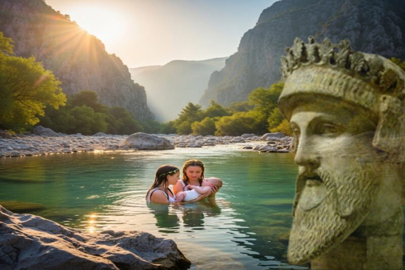 Λούσιος ποταμός: Εδώ οι Νύμφες έλουσαν το νεογέννητο Δία