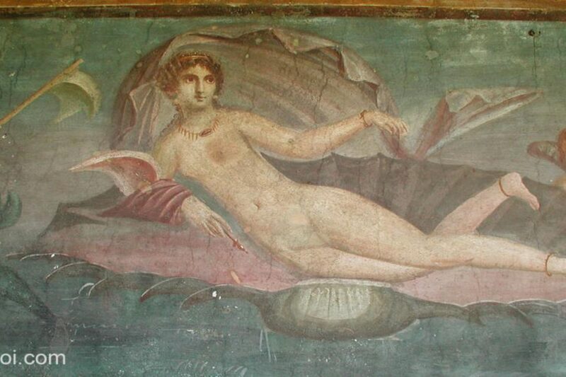 Η γέννηση της Αφροδίτης – ρωμαϊκή τοιχογραφία από την Πομπηία