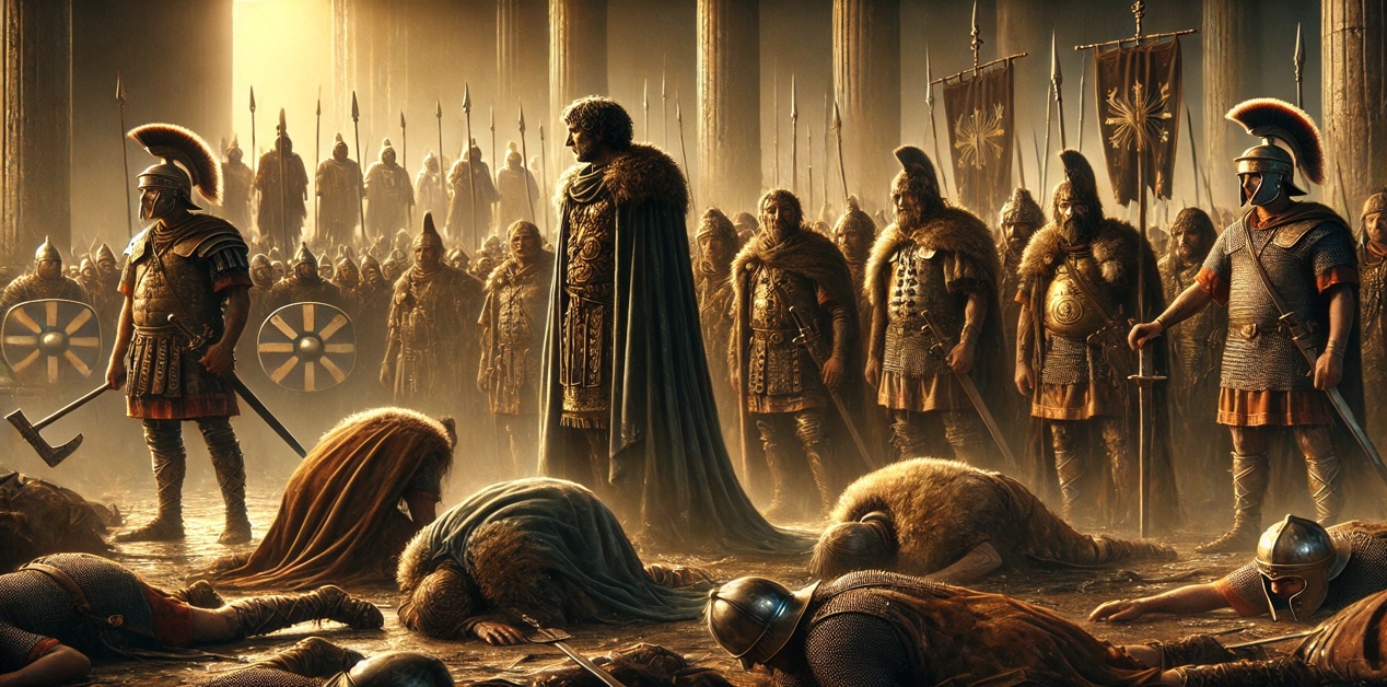 Τελευταίοι Ρωμαίοι στρατιώτες μετά την πτώση της Ρώμης το 476 μ.Χ. – λεγεωνάριοι και Γερμανικοί μισθοφόροι.