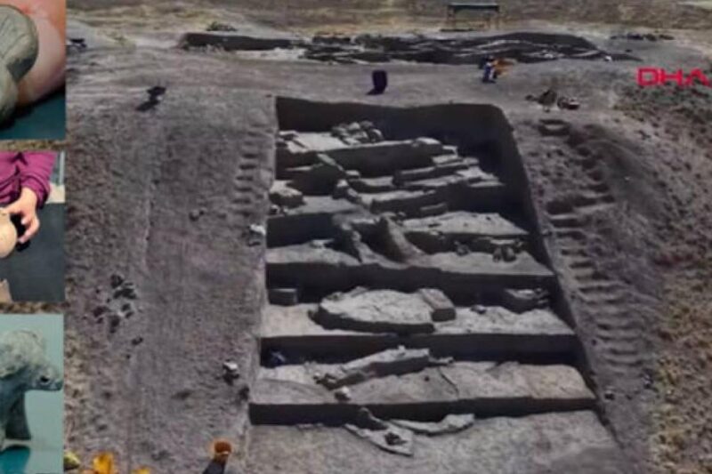 Ανασκαφές στο Καραhöyük: Σφραγίδα αετοκέφαλου ανθρώπου και γραφίδα 2.000 ετών