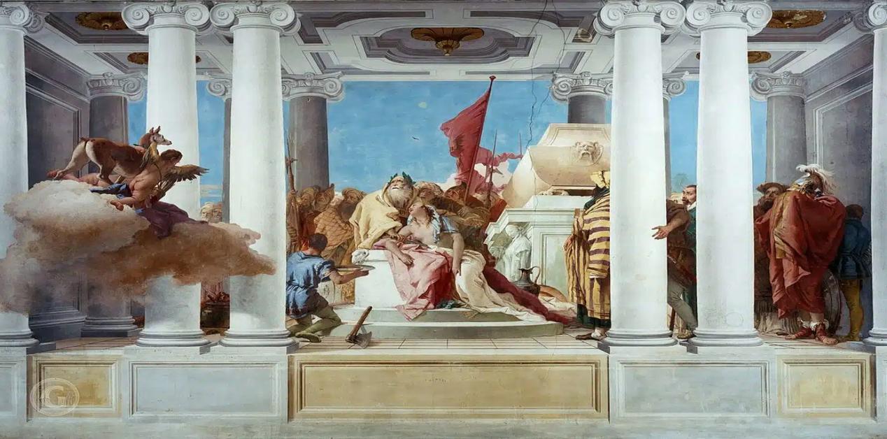 Θυσία της Ιφιγένειας στην Αυλίδα – έργο του Giovanni Battista Tiepolo