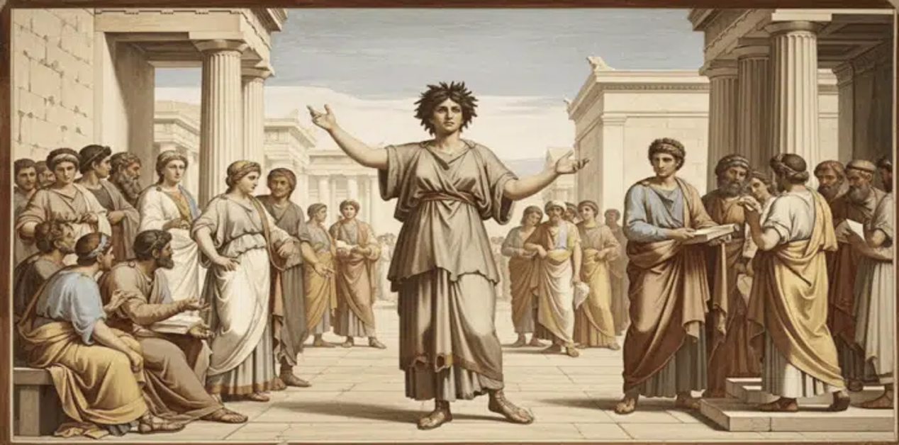 Η Ιππαρχία μιλά δημόσια στην Αθήνα, αψηφώντας τους κοινωνικούς κανόνες