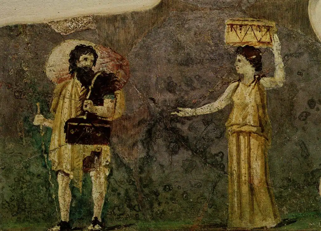 Η Ιππαρχία και ο Κράτης σε ρωμαϊκή τοιχογραφία, σύμβολα του Κυνισμού