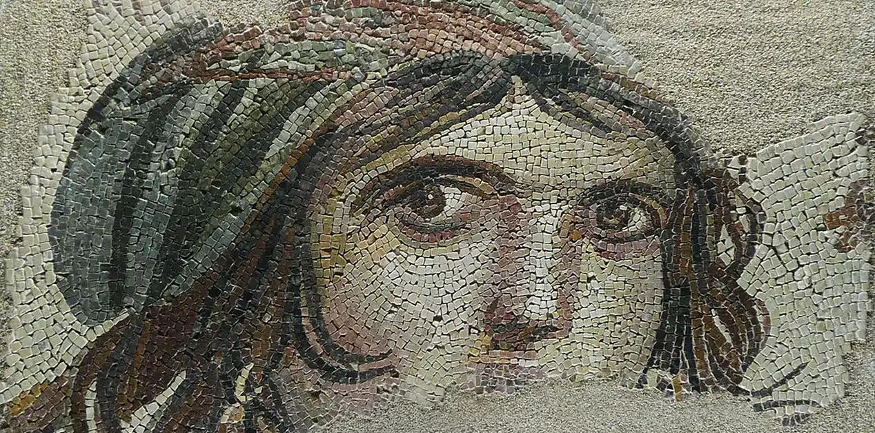 Ρωμαϊκό μωσαϊκό «Κορίτσι των Γυφτών» από τη Ζεύγμα στη Γαζίαντεπ