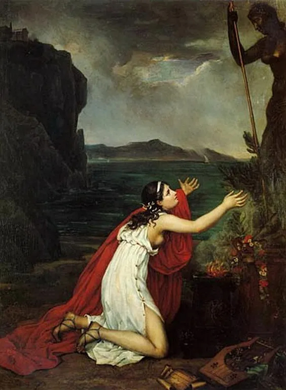 Πίνακας Αφροδίτη Θέτιδα, Φίλιππος Μαργαρίτης, κλασικιστική ζωγραφική