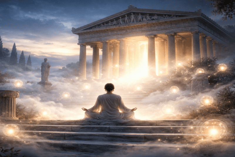 Μυστικιστική Σιγή, Διαλογισμός και Ένωσις