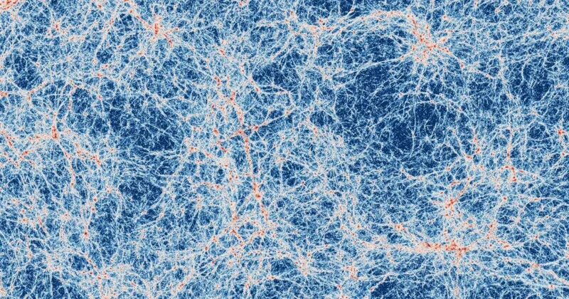 Αφηρημένη ψηφιακή απεικόνιση ενός δικτύου με φωτεινούς χρυσούς κόμβους που συνδέονται μεταξύ τους με λαμπερές μπλε ίνες.