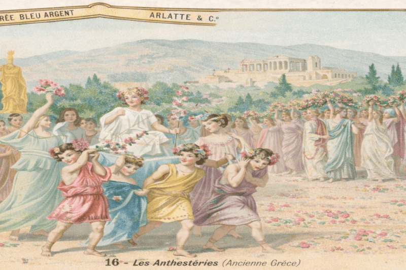 Κοινωνία, Μύηση καὶ Μετάβαση στὰ Ἀνθεστήρια: «Ἄνοιξις, Οἶνος καὶ Ψυχαὶ»