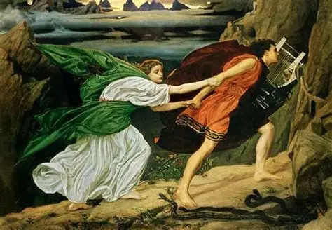 Ο Ορφέας γυρίζει να κοιτάξει την Ευρυδίκη και τη χάνει στον Άδη
