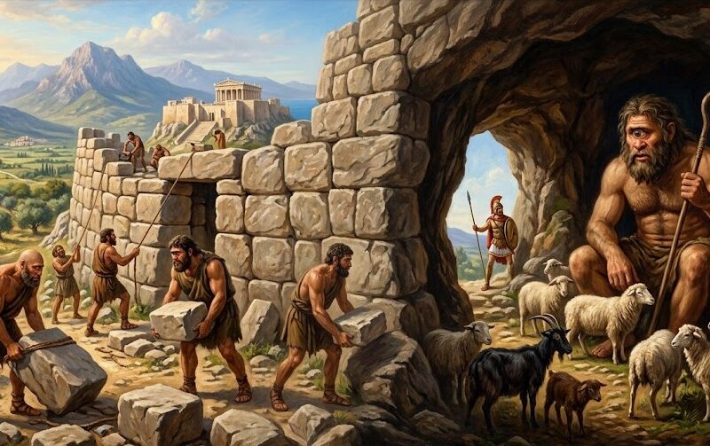 Κύκλωπες: Ουράνιοι, Ομηρικοί & Οικοδόμοι